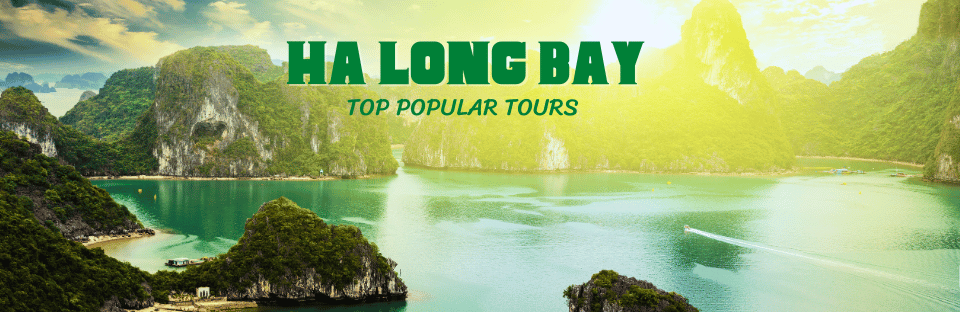 Banner Top popular tours in Ha Long